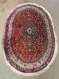 Teppich entfärben Ghom Seide